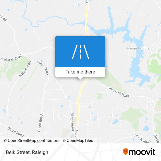Mapa de Belk Street