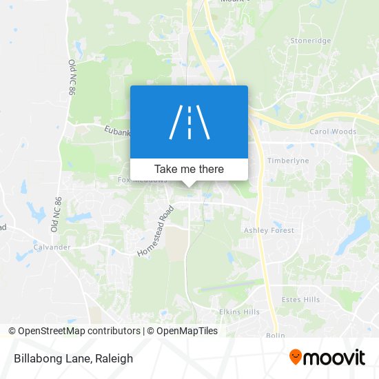 Billabong Lane map