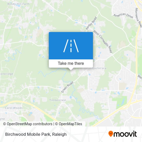 Birchwood Mobile Park map