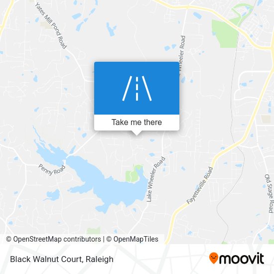 Mapa de Black Walnut Court