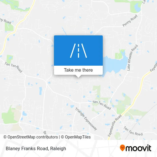 Blaney Franks Road map