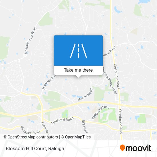Mapa de Blossom Hill Court