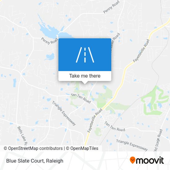 Mapa de Blue Slate Court