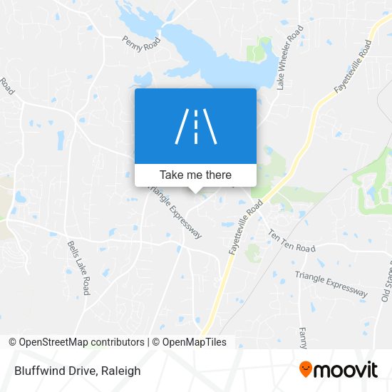 Mapa de Bluffwind Drive