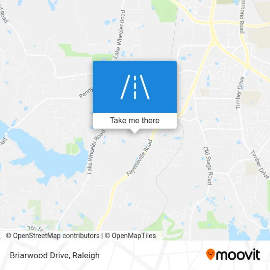 Briarwood Drive map