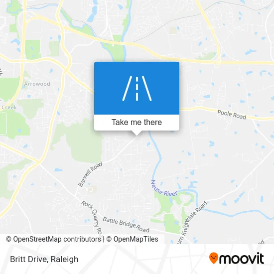 Britt Drive map