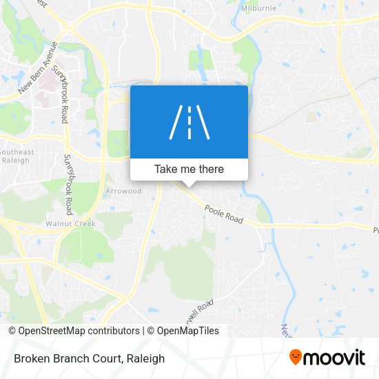 Mapa de Broken Branch Court