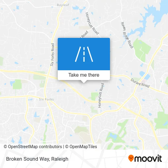 Broken Sound Way map