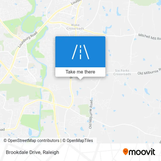 Brookdale Drive map