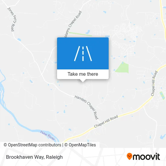 Brookhaven Way map