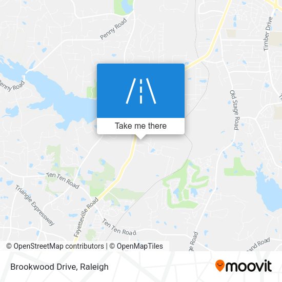 Brookwood Drive map