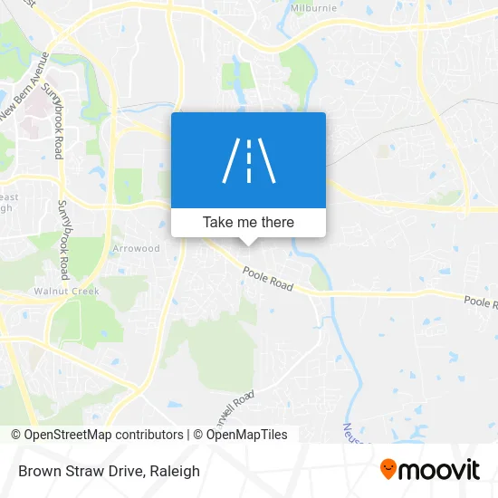 Brown Straw Drive map