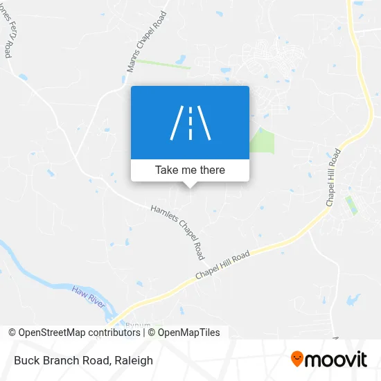 Buck Branch Road map