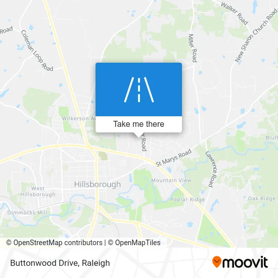 Buttonwood Drive map