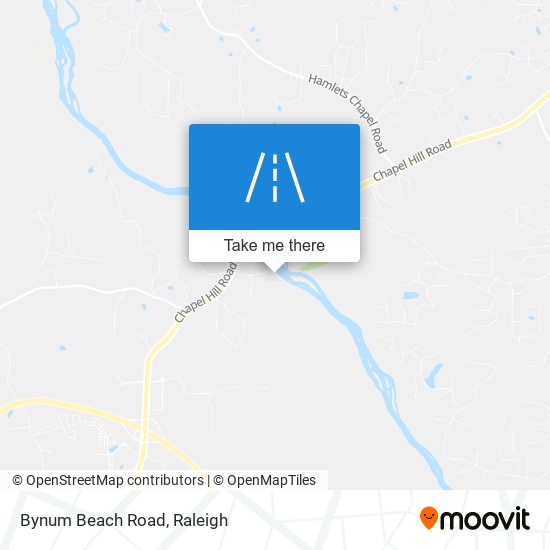 Bynum Beach Road map