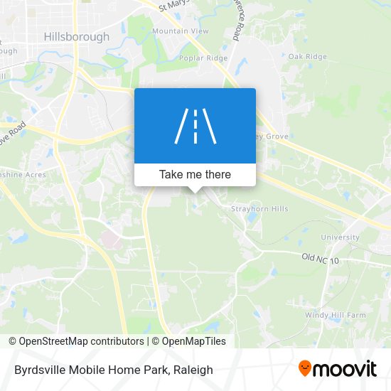 Byrdsville Mobile Home Park map