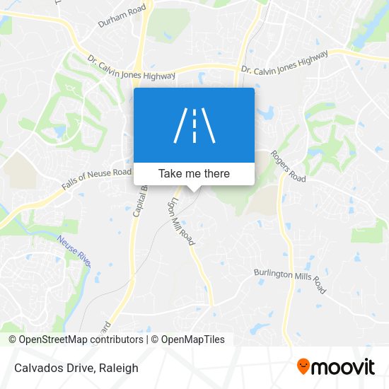 Mapa de Calvados Drive