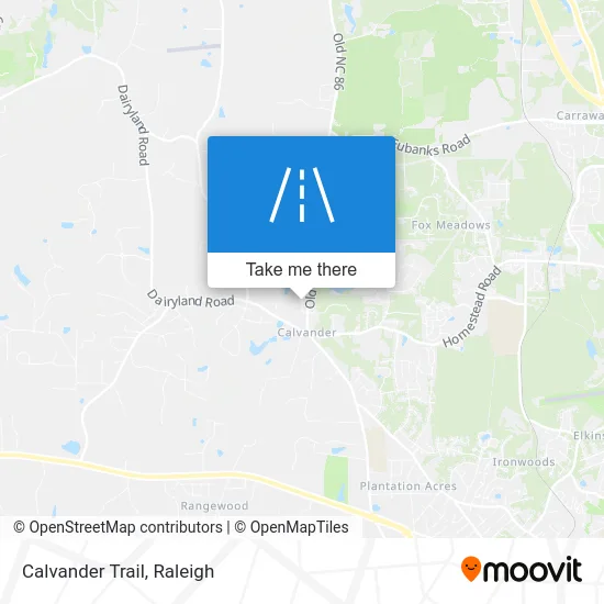 Mapa de Calvander Trail