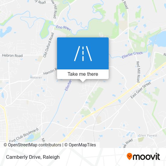 Camberly Drive map