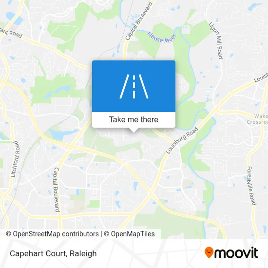 Capehart Court map