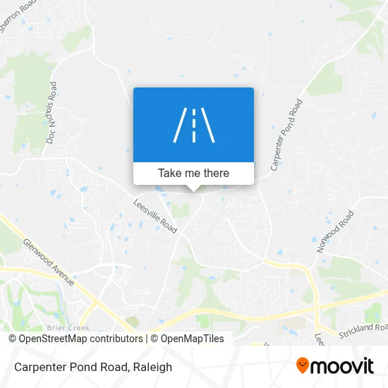 Carpenter Pond Road map