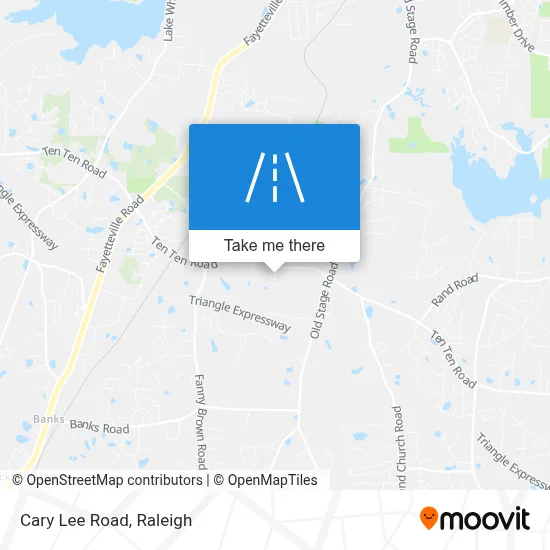 Cary Lee Road map
