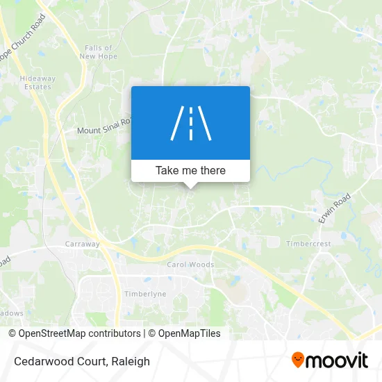 Cedarwood Court map
