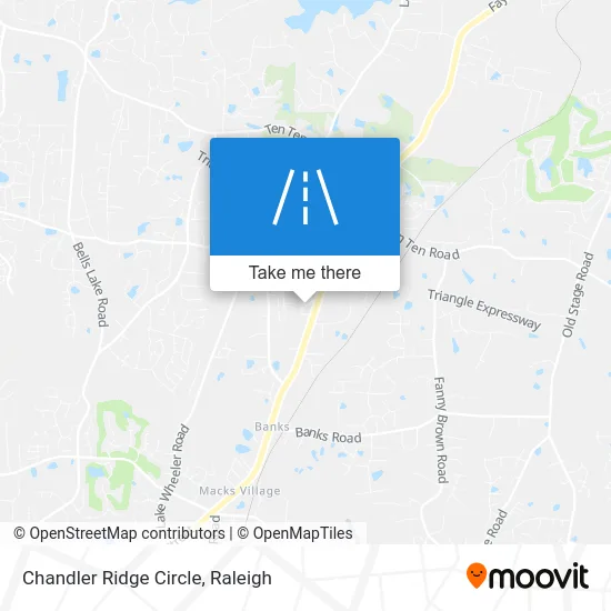 Chandler Ridge Circle map