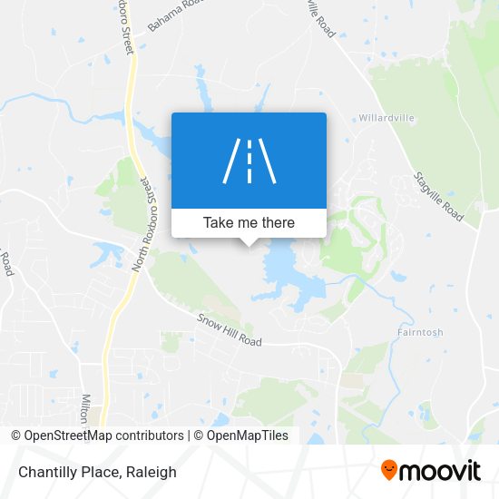 Mapa de Chantilly Place