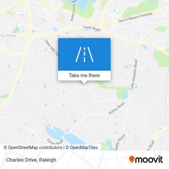 Charles Drive map