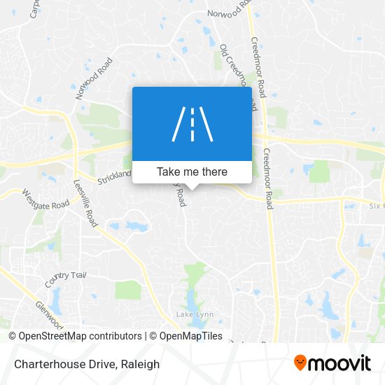 Charterhouse Drive map