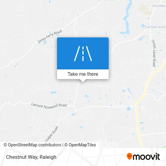 Chestnut Way map