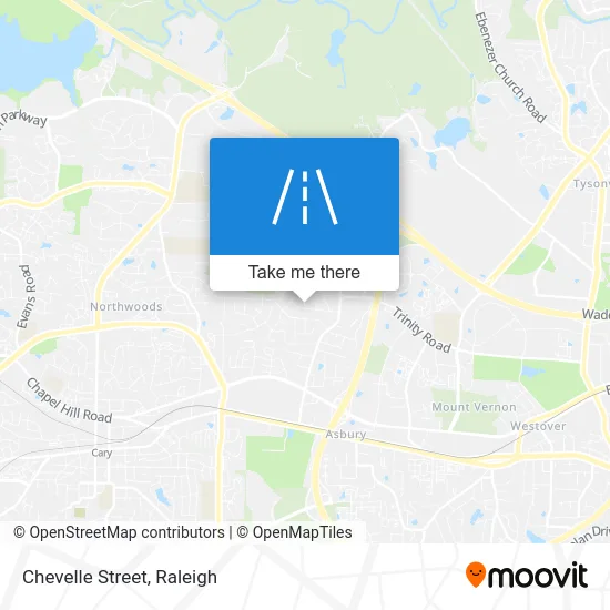 Chevelle Street map