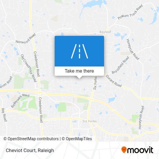 Mapa de Cheviot Court