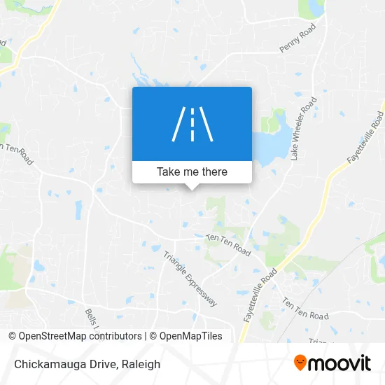 Chickamauga Drive map