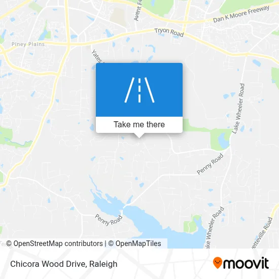 Chicora Wood Drive map