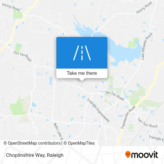 Choplinshire Way map
