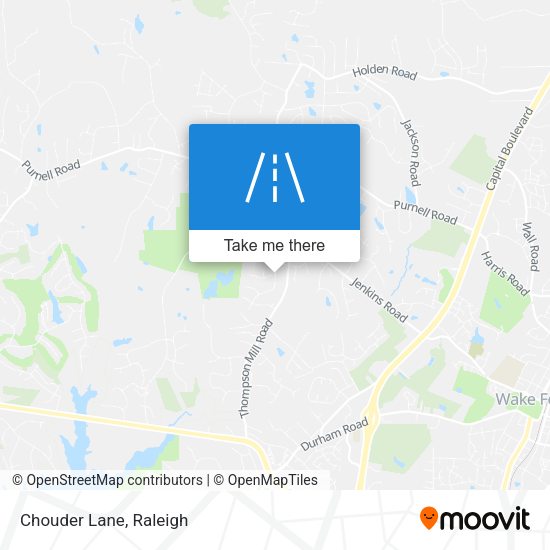 Mapa de Chouder Lane