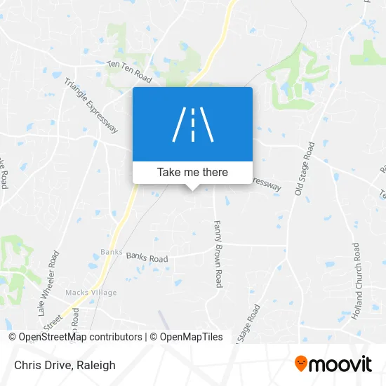 Chris Drive map