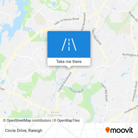 Circle Drive map