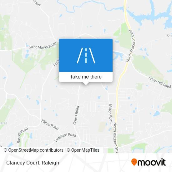 Clancey Court map