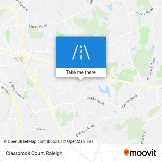 Clearbrook Court map