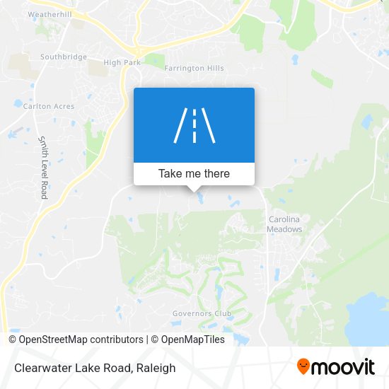 Mapa de Clearwater Lake Road
