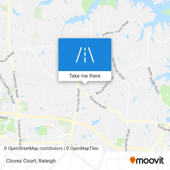Cloves Court map
