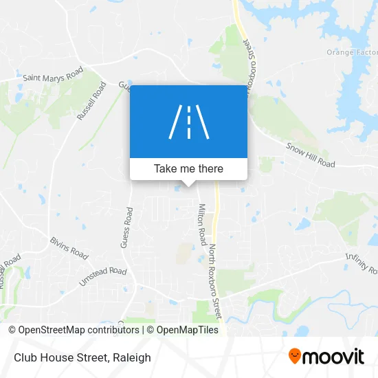 Club House Street map