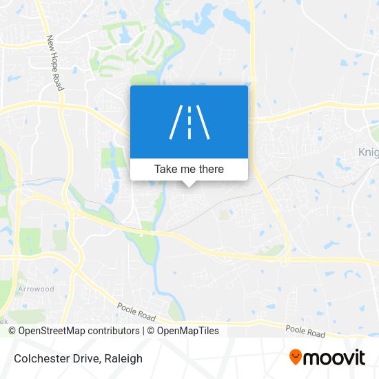 Mapa de Colchester Drive