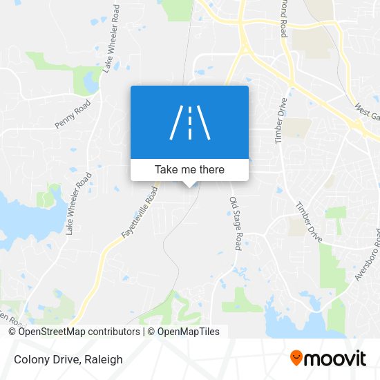 Mapa de Colony Drive