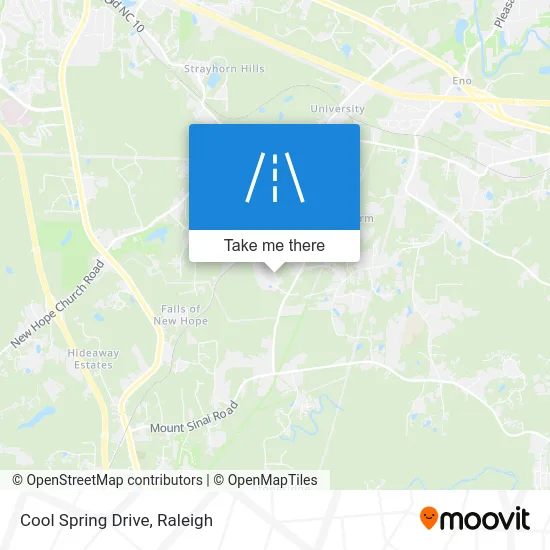 Mapa de Cool Spring Drive