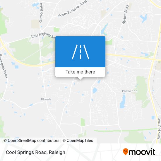 Mapa de Cool Springs Road