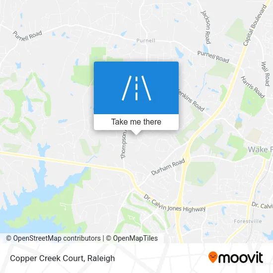 Copper Creek Court map